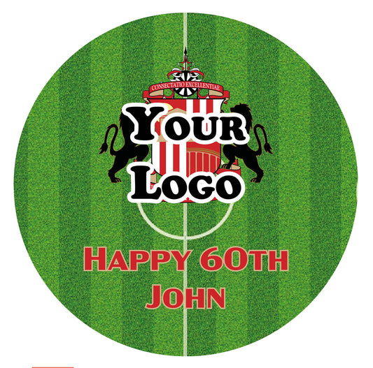 Personalised Edible Football Pitch Cake Topper (Icing Sheet)